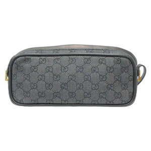 Gucci Bag Logo Black Crossbody GG Canvas Handbag